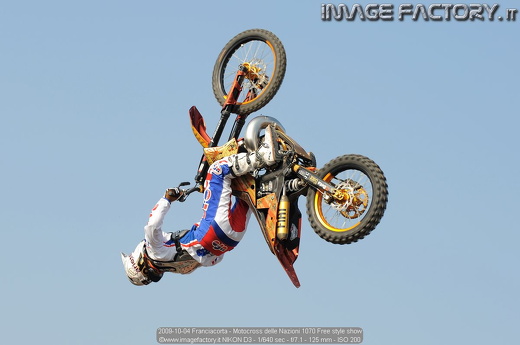 2009-10-04 Franciacorta - Motocross delle Nazioni 1070 Free style show